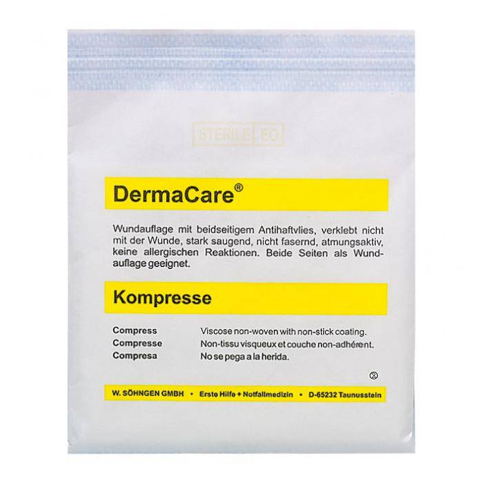 DermaCare® Kompresse - einzeln - Viskose-Vlies - versch. Größen