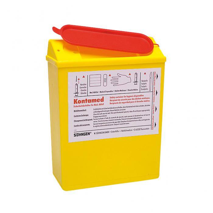 KONTAMED - Sicherheitsbehälter für medizinischen Abfall