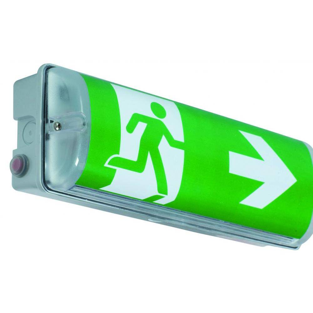 Sicherheits-/Rettungszeichenleuchte V-LUX STANDARD - Polycarbonat Gehäuse - mit automatischer Testfunktion AUTOTEST