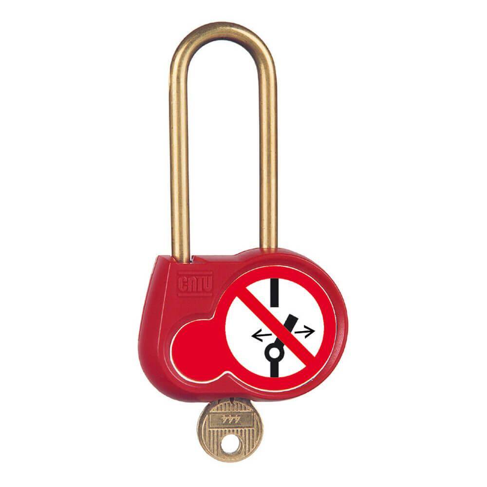 Vorhängeschloss - CATU AL-230-111-EX - Bügel 50 mm - Ø 6 mm - rot
