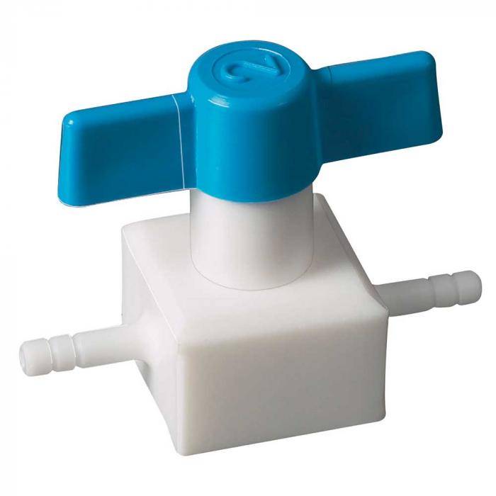 Schlauchventil - Kunststoff - 3-Wege - für Schlauch-Ø innen 4,5 mm - DN 2 - PN 0 bis 1