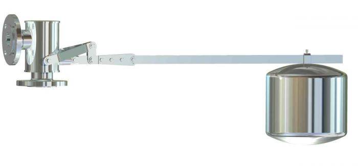 Schwimmerventil - ESV 80 F/F-Baureihe - Edelstahl - AG G 2 1/2" - bis PN 12