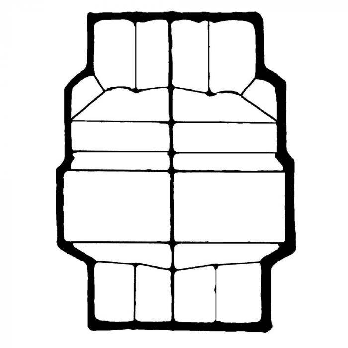 Rückschlagventil - Polypropylen/POM - Dichtung EPDM - Feder Edelstahl - Innengewinde G 1/2"
