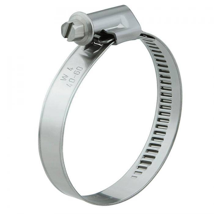 Schneckengewindeschelle GEMI SX-T - Edelstahl W4 - Spannbereich 70 bis 90 mm - Breite 12 mm - Preis per Stück