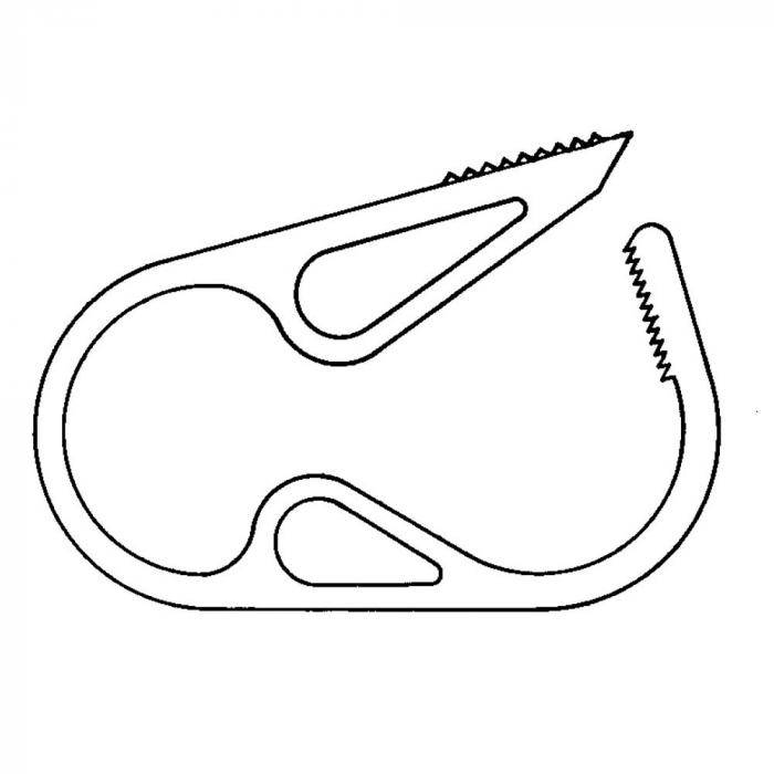 Schlauchklemme Quetsch-Fix - POM - weiß - für Ø 6 bis 15 mm