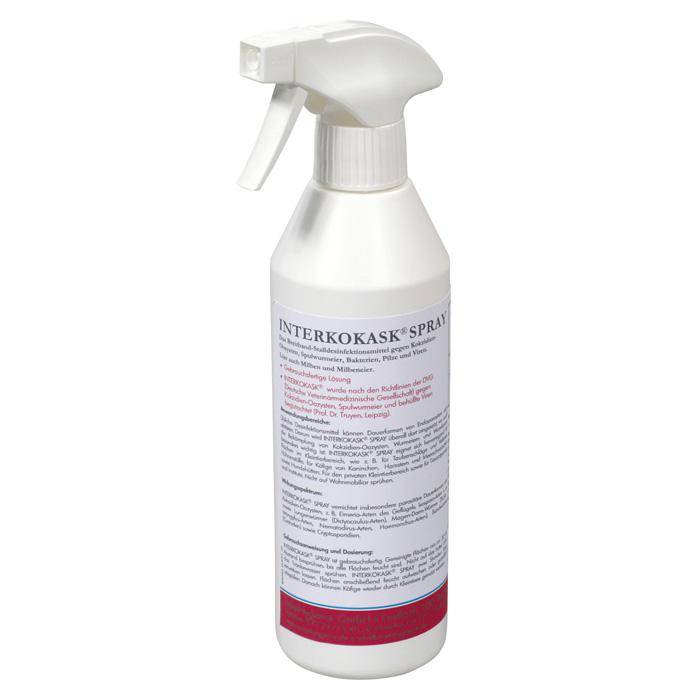 Desinfektionsmittel INTERKOKASK® SPRAY - Inhalt 500 ml - Wirkstoff Chlorkresol