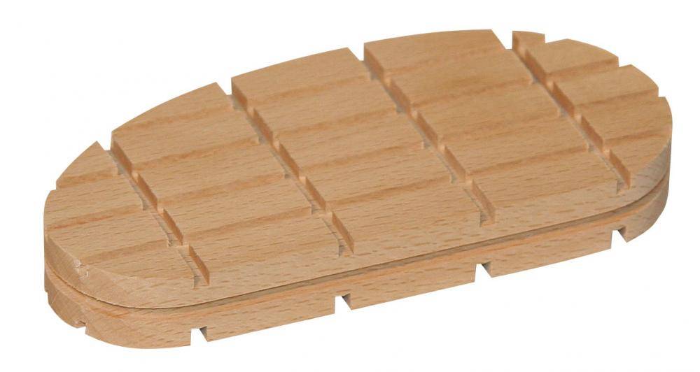 Holzklotz - flache Ausführung - Länge 130 mm - Höhe 14 mm