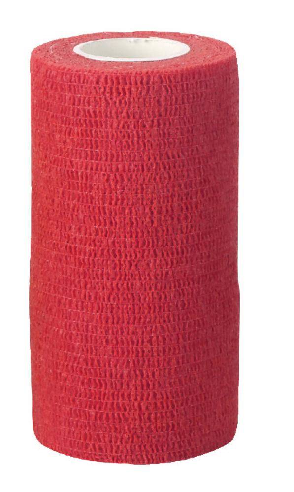 Selbsthaftende Bandage EquiLastic - Breite 5 cm - rot