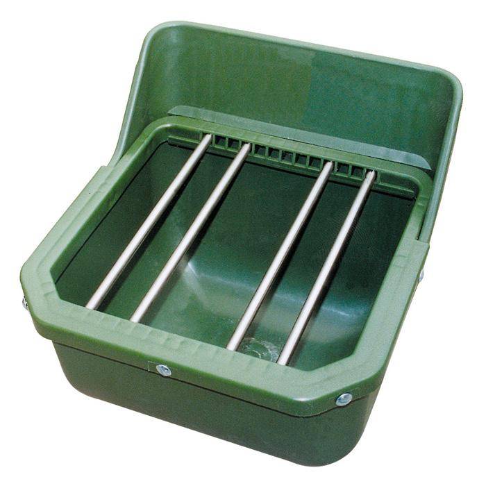 Fohlentrog - Breite 33 cm - Höhe 33,5 cm - Tiefe 28 cm - mit Metallstäbe