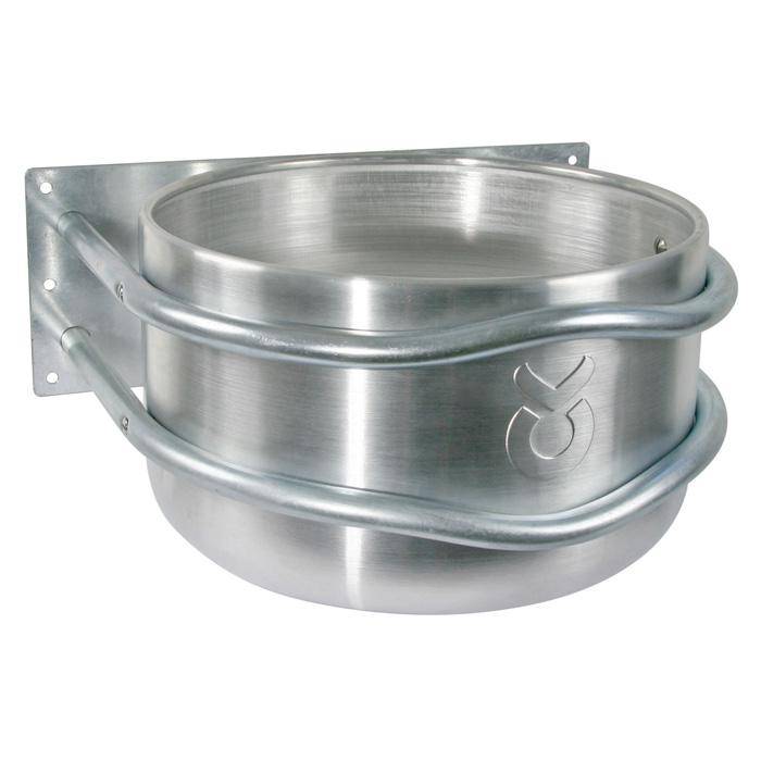 Futtertrog - Aluminium - ca. 18 l - mit Ablauf
