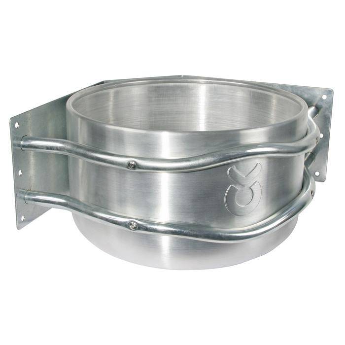 Futtertrog - Aluminium - ca. 18 l - mit Ablauf