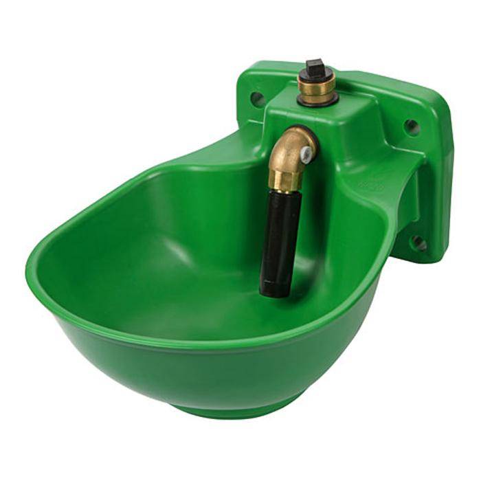 Heizbares Kunststoff-Tränkebecken mit Rohrventil HP20 - ohne Rohrbegleitheizung