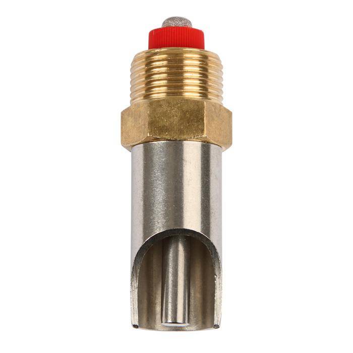 Beißnippel - Ø-Gewinde 1/2"-3/8" bis 1/2" - 1/2" - Ø Druckkegel 8 mm - Länge 63 mm