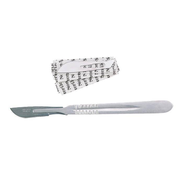 Skalpellklingen-Set - 5 x Klingen + 1 Griff