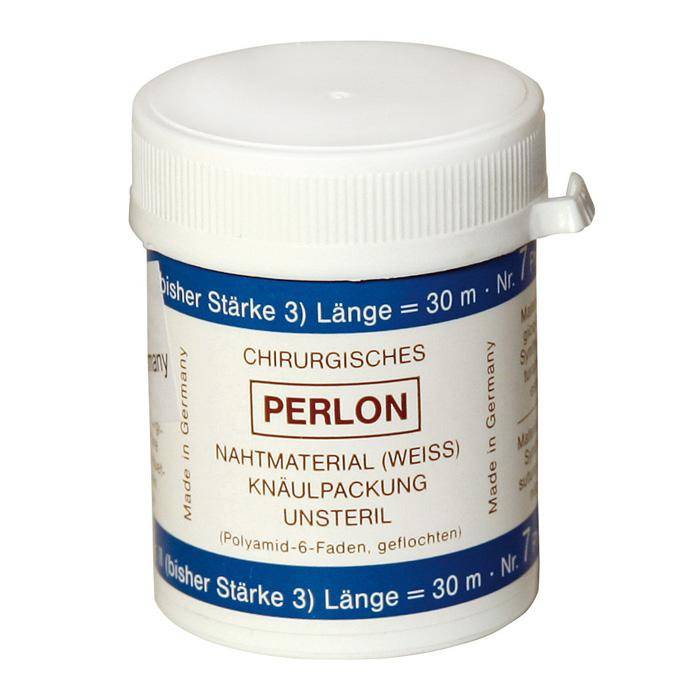 Nähmaterial Perlon - Stärke 3 - Länge 30 m