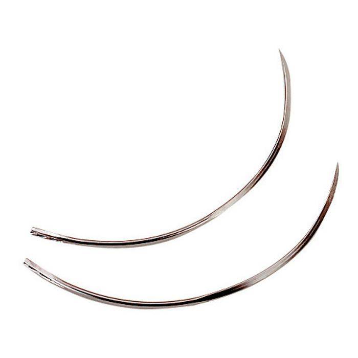 Chirurgische Nähnadeln - Ø 1,2 mm - Länge 60 mm - Größe 5 - VE 12 Stück - Preis per VE