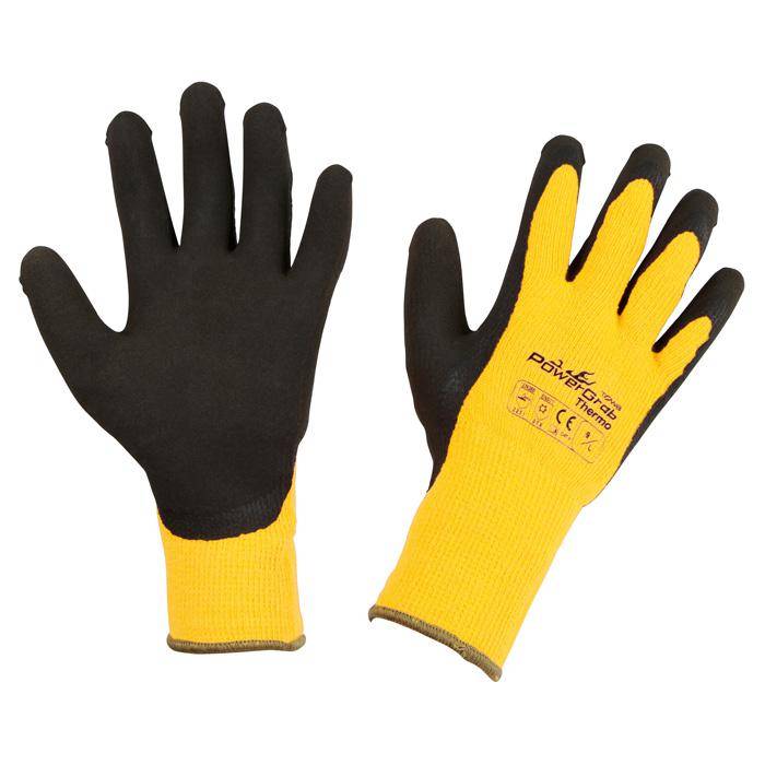 Winterhandschuh PowerGrab Thermo gelb - Größe 10