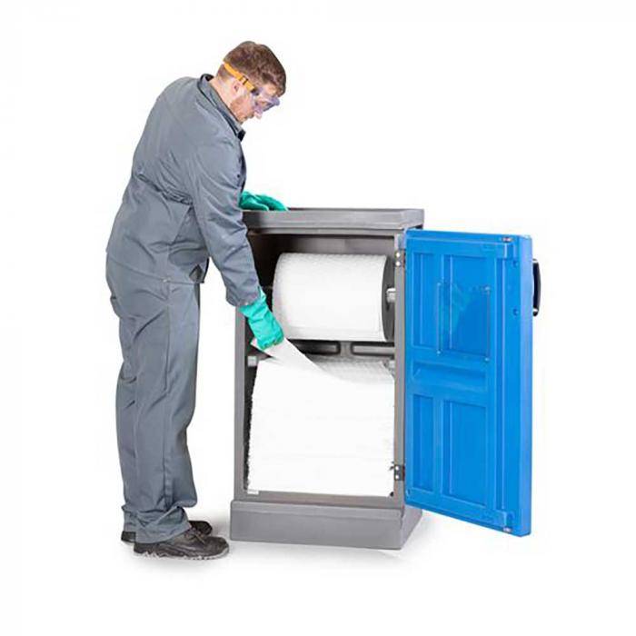 DENSORB-Spender Station S - mit 1-flügeliger Tür - Ausführung Öl