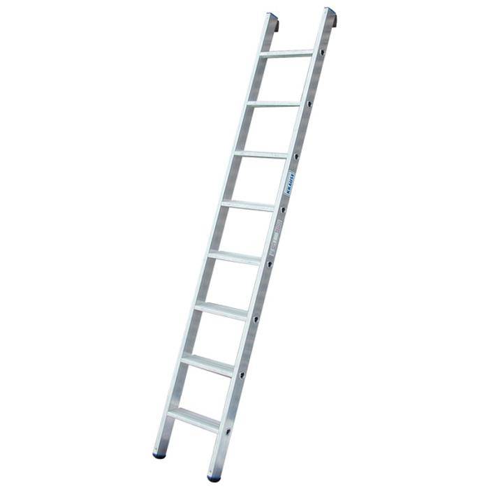 Stufen-Anlegeleiter "Stabilo" - Krause - 1,70 m bis 3,90 m Leiterlänge - Stufenzahl 15 - Transportmaße (LxBxH) ca. 3,90x0,38x0,08 m