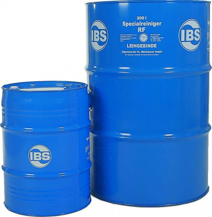 Industriereiniger - IBS-Spezialreiniger RF - Flammpunkt > 61°C - elektrische Leitfähigkeit – gering, Durchschlagsvoltstärke > 70 kV/cm, getrockne