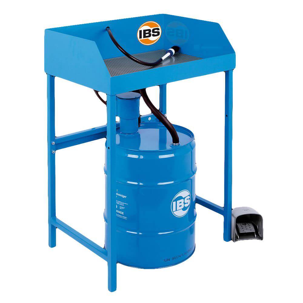 IBS-Teilereinigungsgerät Typ BK 50 - 50 l Fass - Tragfähigkeit 50 kg