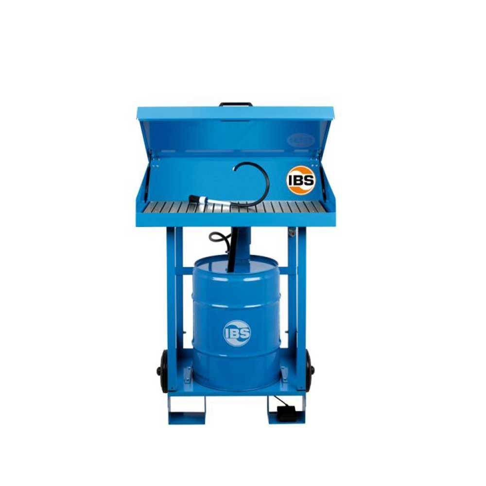 IBS-Teilereinigungsgerät Typ F2D - Tragfähigkeit 100 kg - 50 l Fass