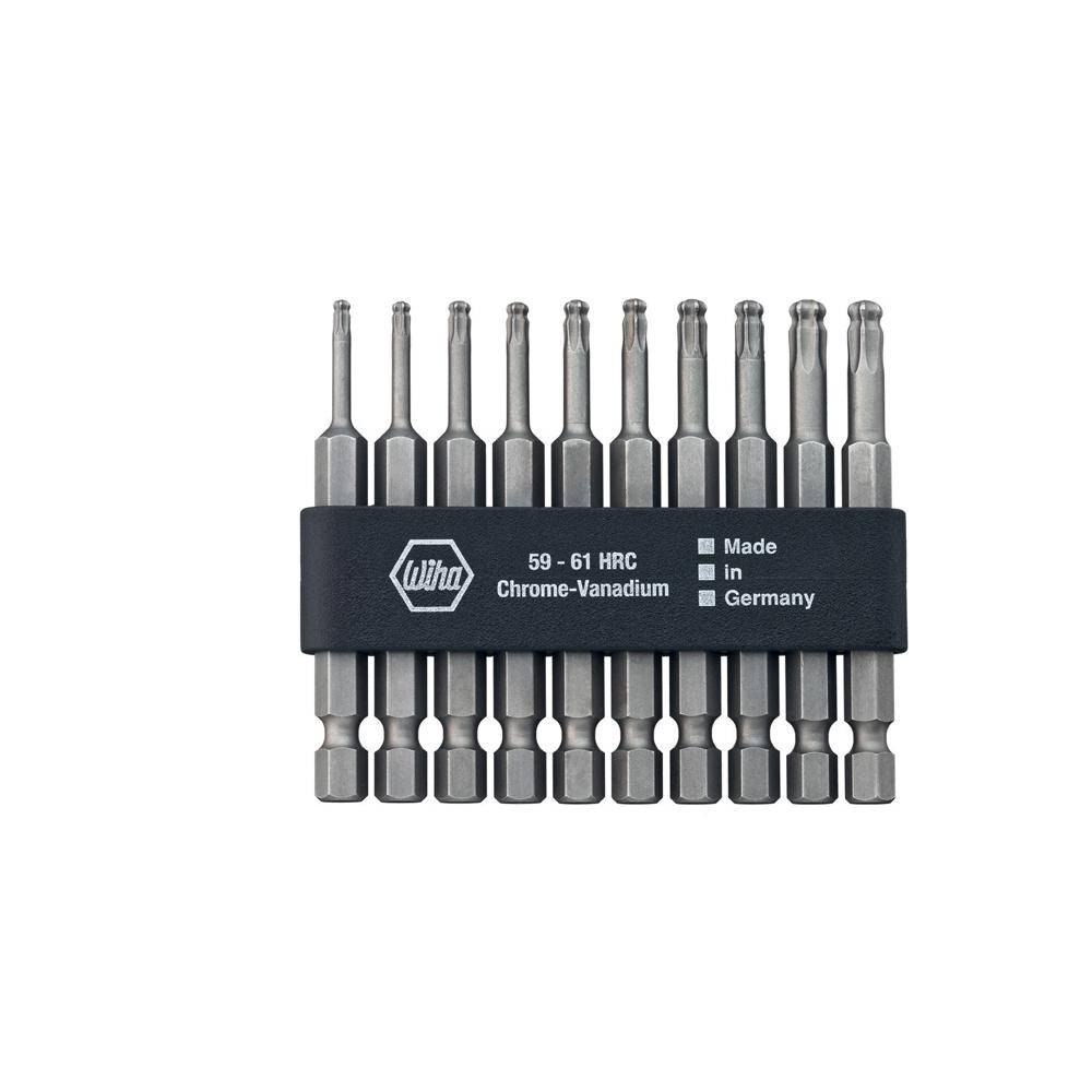 Bit Set Professional - TORX®-Kugelkopf - Serie 7045BE 9570 - Form E 6,3 - 10-teilig