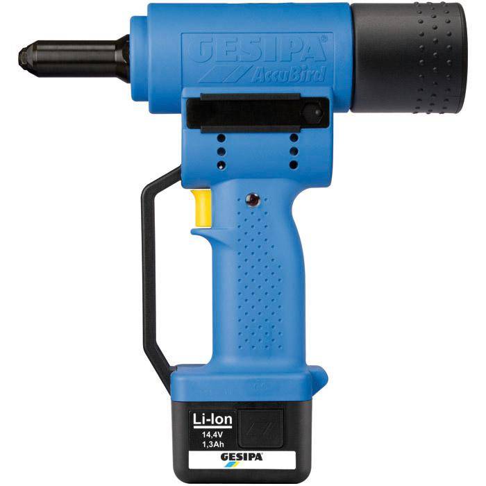 Blindniet-Setzgerät AccuBird® - inkl. 1 Akku & Ladegerät im Karton