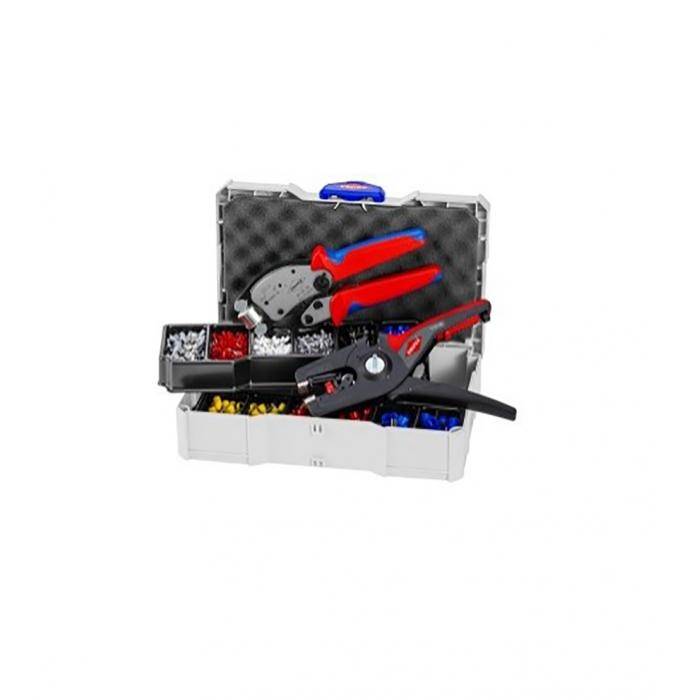 Crimp-Set im TANOS-systainer® - mit Aderendhülsen - inklusive Crimpzange 97 53 18 und Abisolierzange 12 52 195