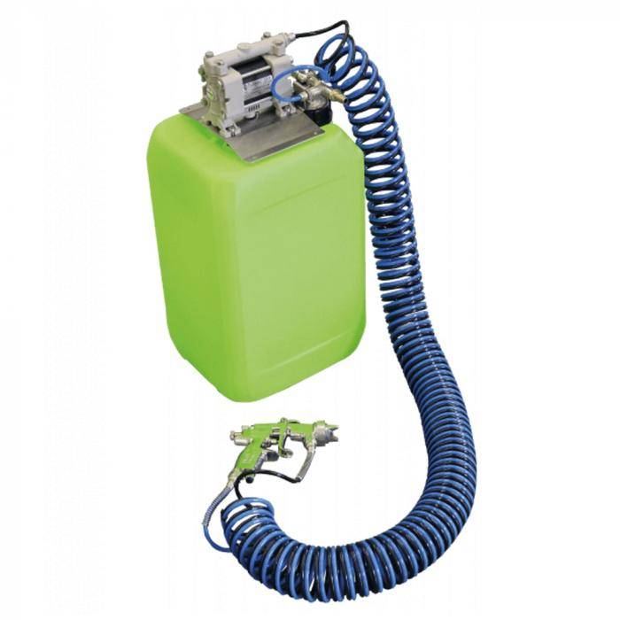 AUTRASYS - manuelle Teilewäsche - Druckluftsprühsystem - variable Sprühstärke - Schlauchlänge 5 m
