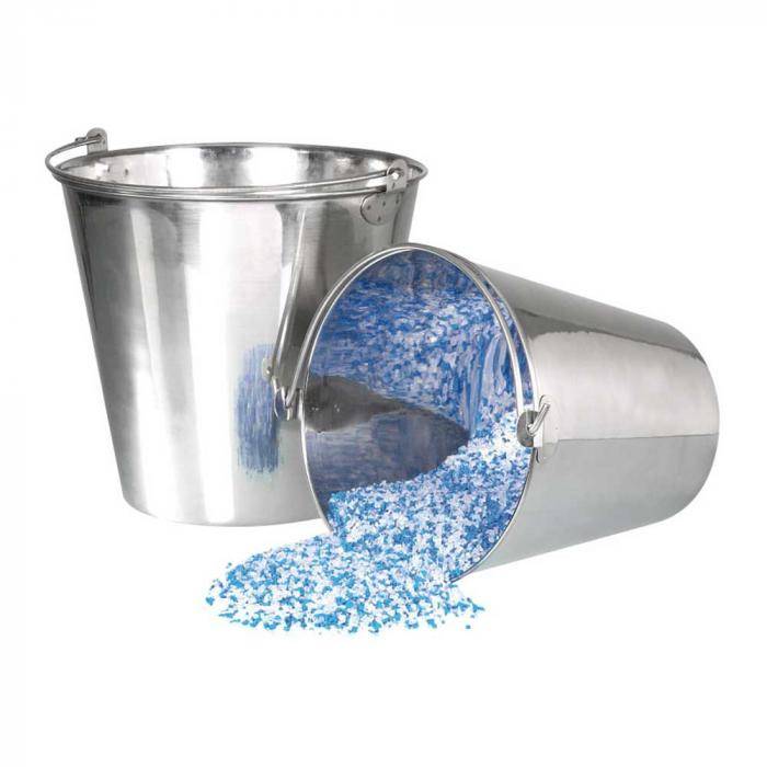 Eimer Edelstahl - hochglanzpoliert - Inhalt 15 l - Ø 330 mm - Höhe 305 mm