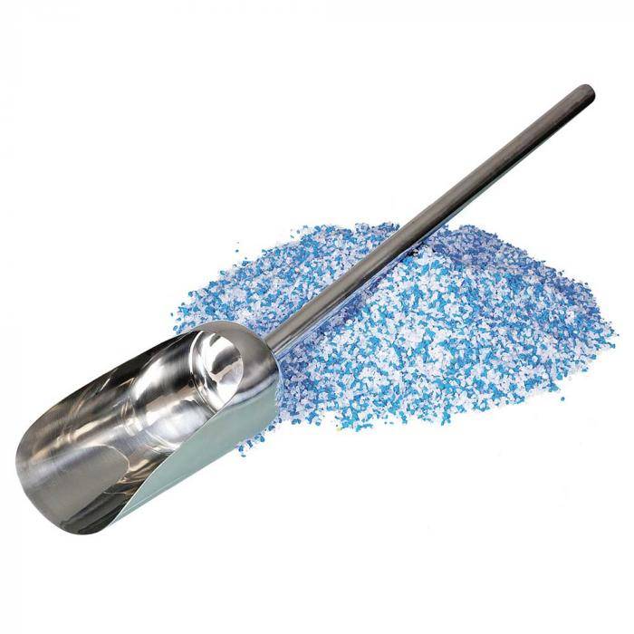 Probenschaufel PharmaScoop - mit langem Griff (Länge ohne Schaufel 600 mm) - Edelstahl - Inhalt 1000 ml