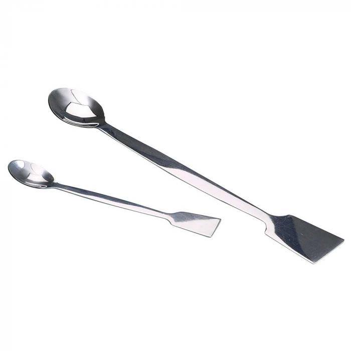Löffelspatel Edelstahl - doppelseitig - Länge 180 mm - Inhalt 4 ml