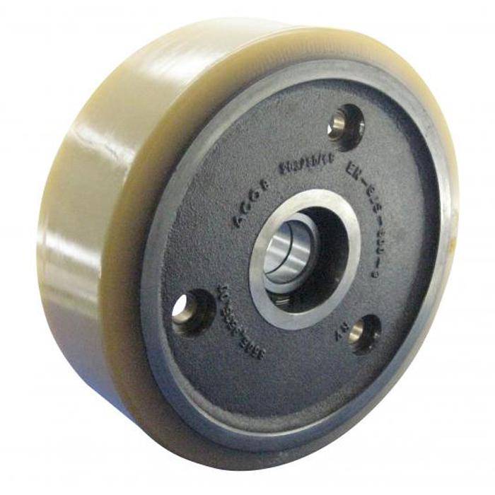 Lastrad - für "Jungheinrich" - Vulkollanrad - Gussfelge - Rad-Ø 285 mm - Radbreite 100 mm - Achsloch-Ø 40 mm