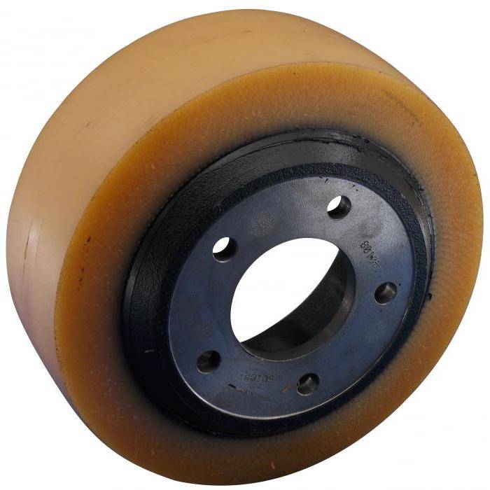 Antriebsrad - für "BT/Toyota" - Vulkollanrad - Gussfelge - Rad-Ø 215 mm - Radbreite 70 mm