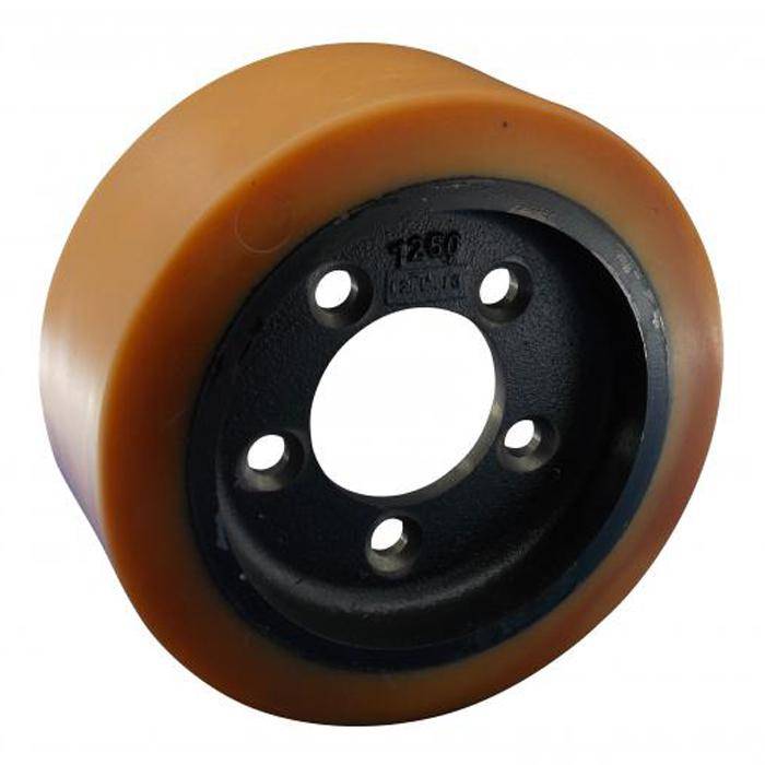 Antriebsrad - für "BT/Toyota" - Vulkollanrad - Gussfelge - Rad-Ø 250 mm - Radbreite 105 mm