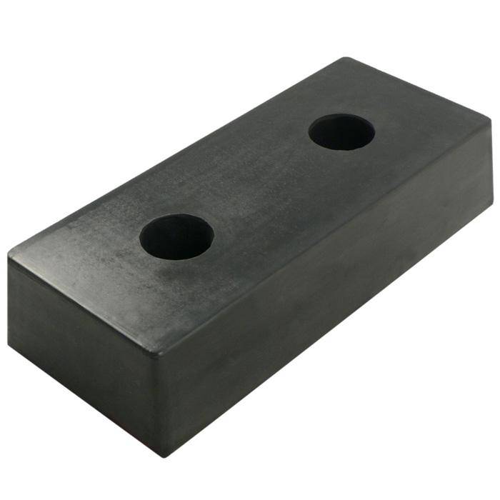 Anfahrpuffer "Bulli C" - Neugummi vulkanisiert - Maße (LxBxH) 450 x 200 x 100 mm