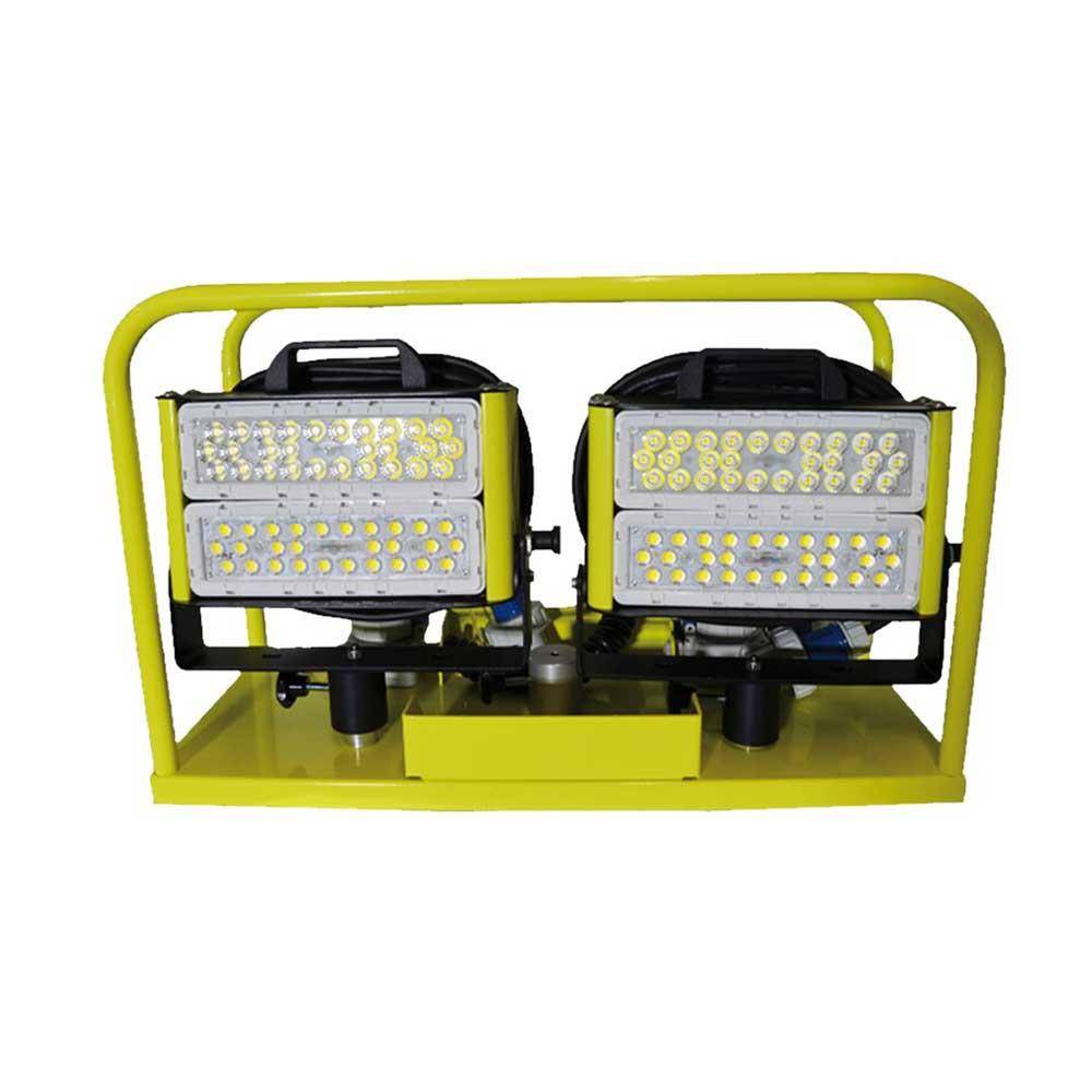 Scheinwerfertrage Satz mit 2 x GLADIUS 2K 230V - Maße 675 x 250 x 410 mm