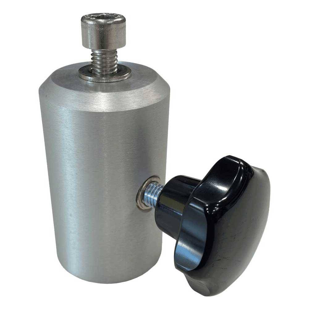 Bolzenaufnahme DIN mit Sterngriff M10 für Raptor - Material Aluminium - eloxiert