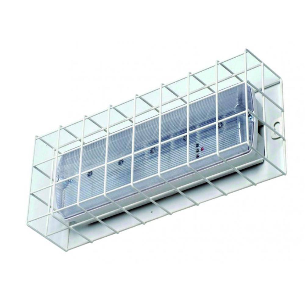 Ballwurfschutzkorb für Notleuchten - Länge 435 mm - Breite 200 mm - Höhe 140 mm