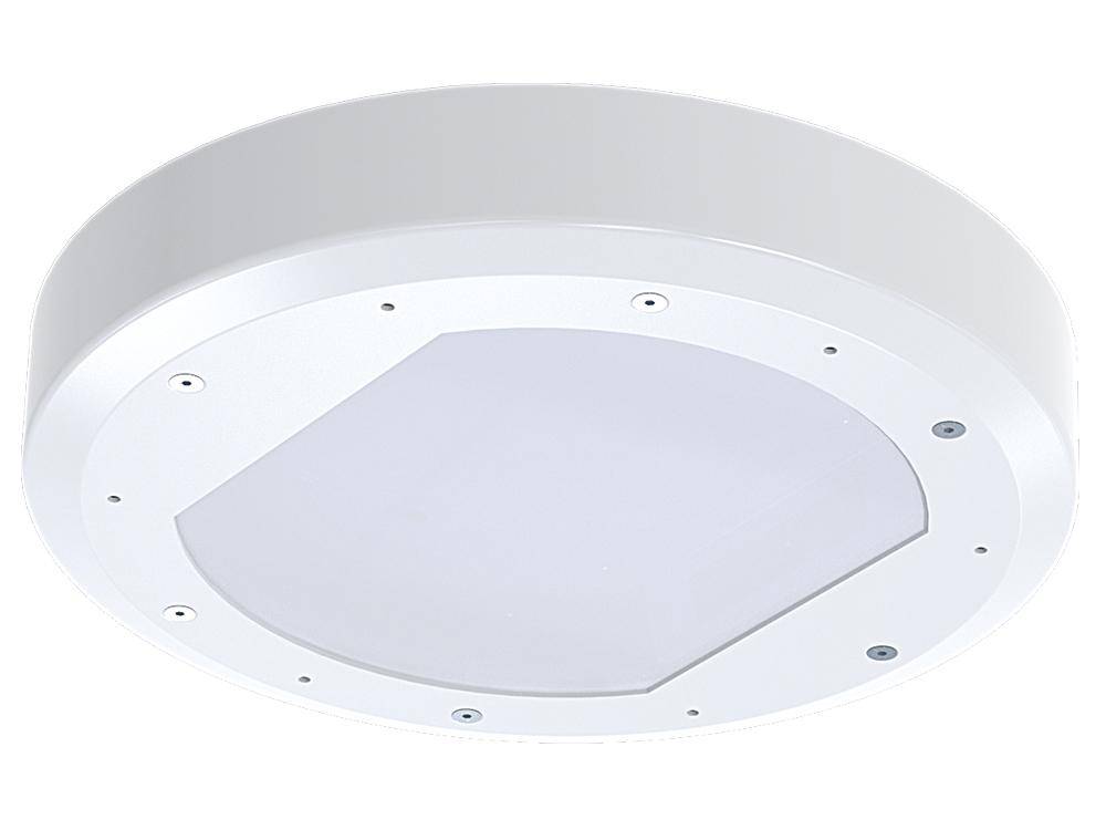 Anti-Vandalen-Leuchte AVL-LUX ROUND - Stahlblech Gehäuse - 18 W - 4000 K - 1916 lm - 370 x 63 mm, IP64