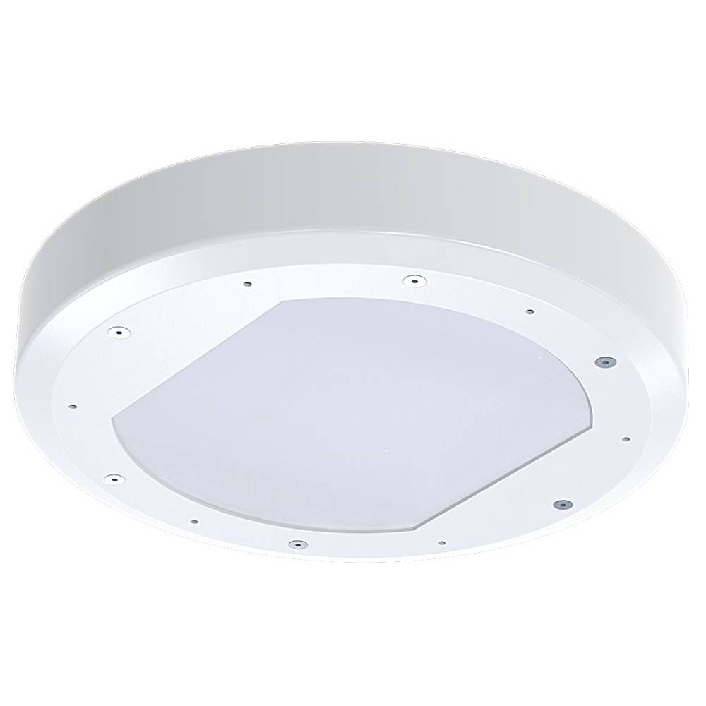 Anti-Vandalen-Leuchte AVL-LUX ROUND - Stahlblech Gehäuse - 11 W - 4000 K - 1218 lm - 370 x 63 mm, IP64
