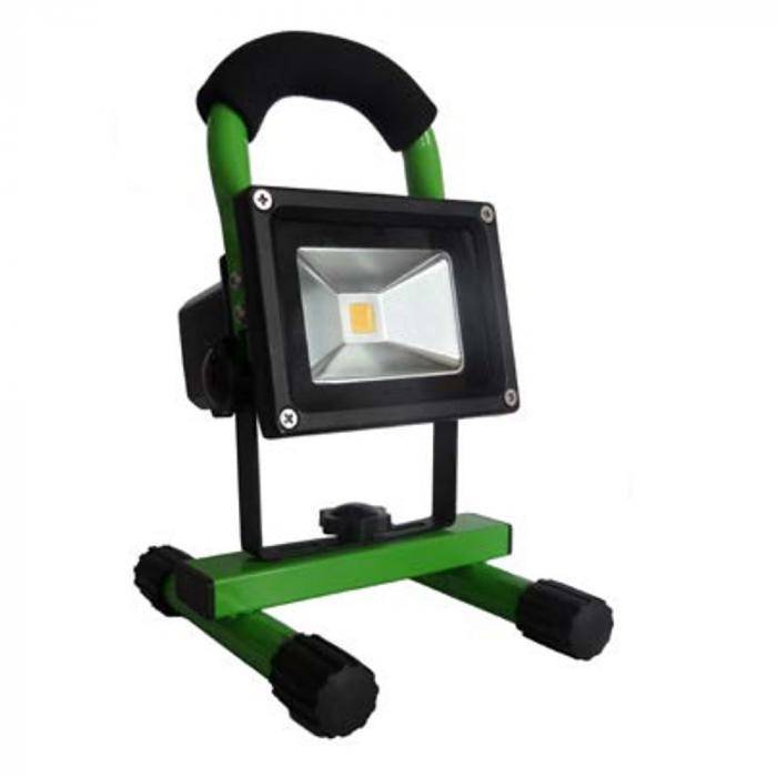 BCL LED Akkustrahler - 10 Watt - Lumen 850 bis 1800 - Kelvin 6500 - Akku 7,4V / 4.4Ah