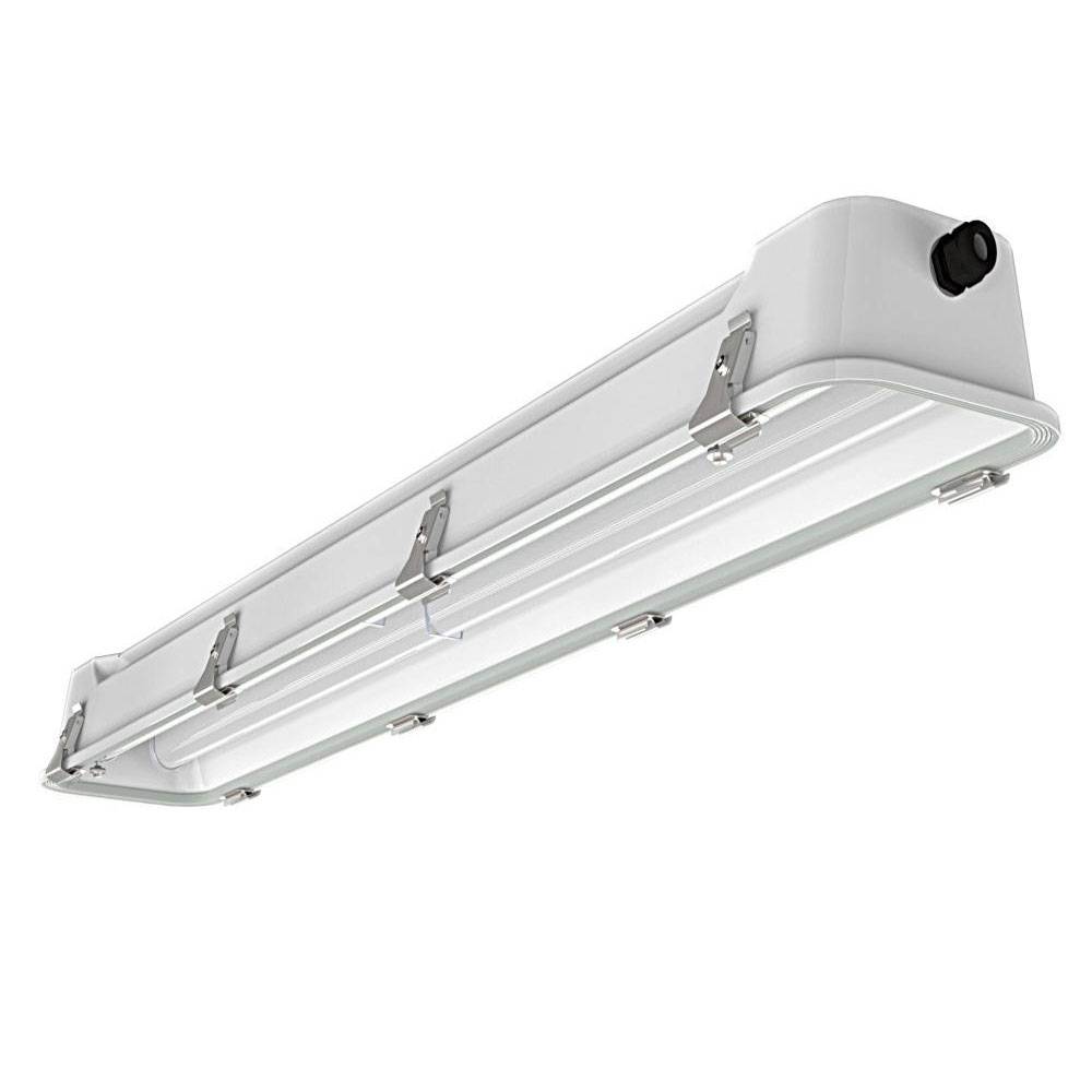 EX-Leuchte X-LUX TOP - vandalensicher - Stahlblech Gehäuse - Befestigungklammern aus Edelstahl (1 Set=2 Stück)