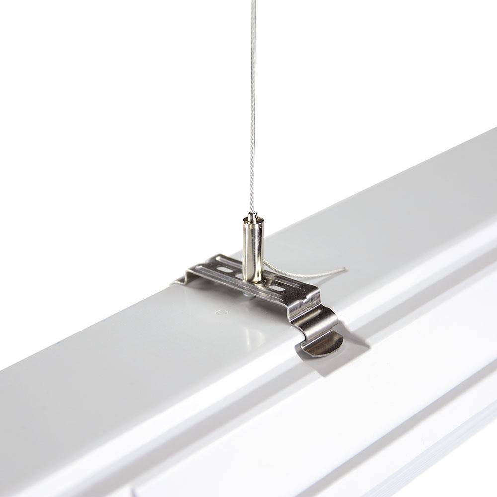 EX-Leuchte X-LUX STANDARD - Feuchtraumleuchte - vandalensicher - Seilaufhängung (1 Set = 2 Stück) - Länge 3 m