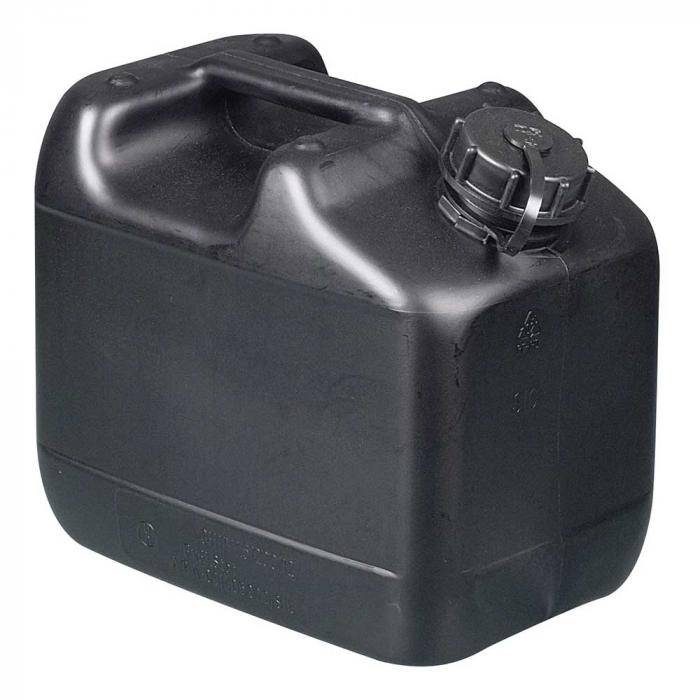 Kanister - elektrisch leitfähig - HDPE - Gewinde DIN 61 - Inhalt 10 l - L x B x H 300 x 200 x 258 mm - UN-Zulassung 3H1/Y1.5/200 - Gewicht 770 g