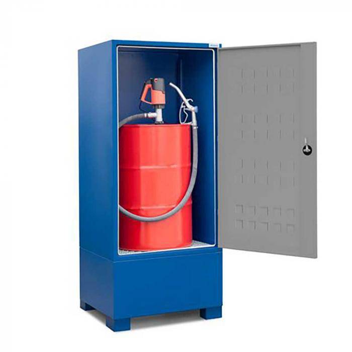 Gefahrstoffdepot Securo Typ SC-1 - Stahl - für 1 Fass à 200 Liter