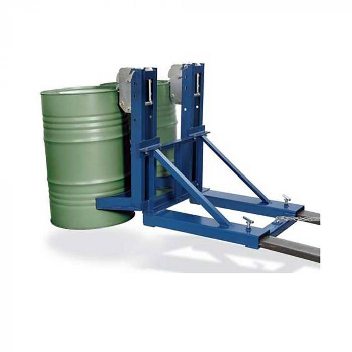 Fassgreifer SH 2 - Stahl lackiert - für 2 Fässer à 200 Liter