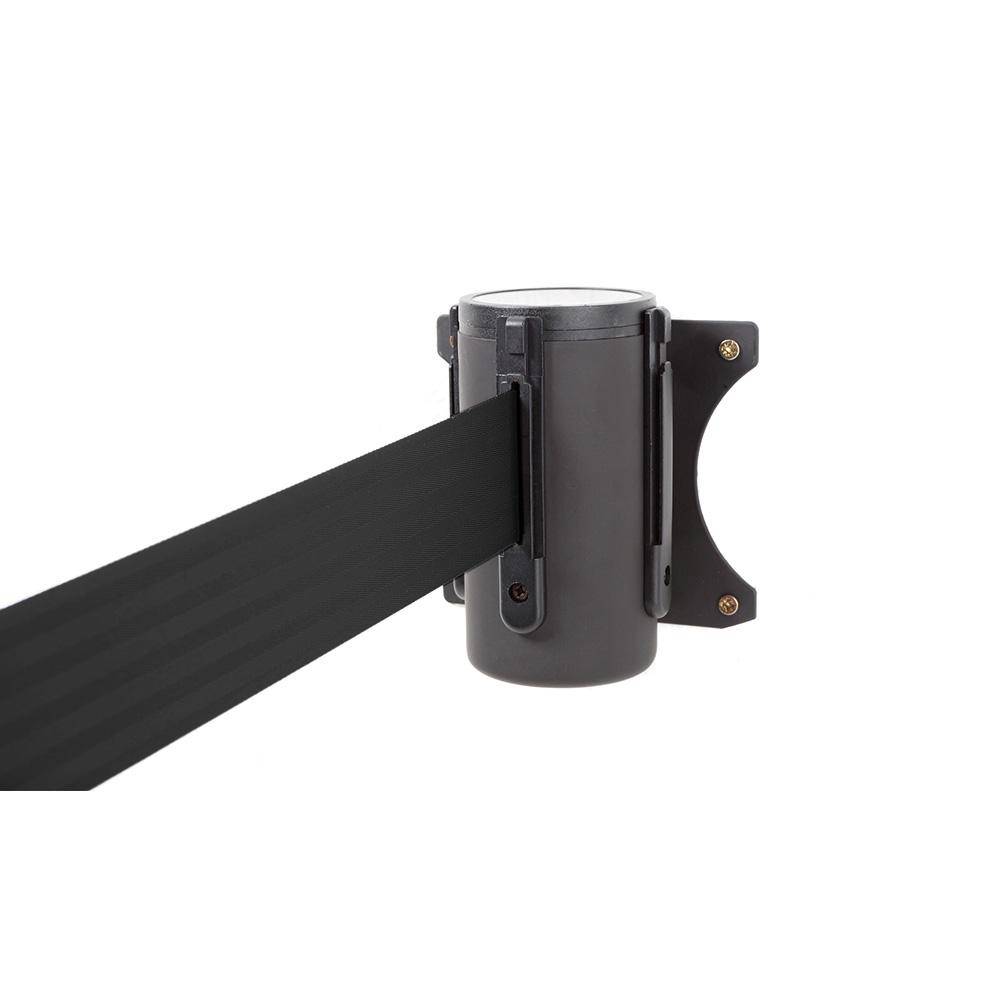 Wandmontage ALW 10 - Material Metall - Auszugslänge 3 m - Gurtfarbe schwarz - Gehäuse schwarz