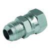 Verbindungsverschraubung - Stahl verchromt - JIC-AG UN 1 5/8" auf JIC-IG UN 1 7/8"